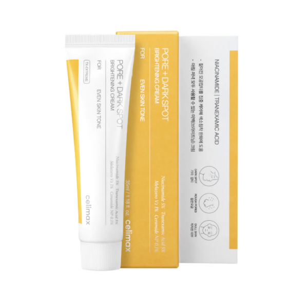 CELIMAX – Pore+Dark Spot Brightening Cream 35 ml – Crema Antimanchas y Unificadora de Tono