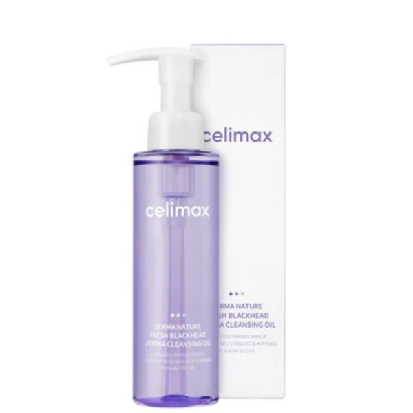 CELIMAX - Derma Nature Fresh Blackhead Jojoba Cleansing Oil 150 ml – Aceite Limpiador para Puntos Negros