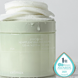 CELIMAX - JIWOOGAE Heartleaf BHA Peeling Pad – 125 ml (60 Pads) | Exfoliación Suave y Limpieza de Poros