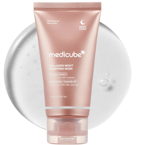 MEDICUBE - Collagen Night Wrapping Mask | Mascarilla Nocturna Reafirmante e Hidratante de Colágeno