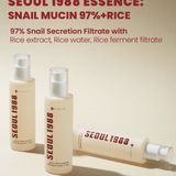 K-SECRET Seoul 1988 Essence | Esencia Regeneradora con 97% Mucina de Caracol y Extracto de Arroz 100ml