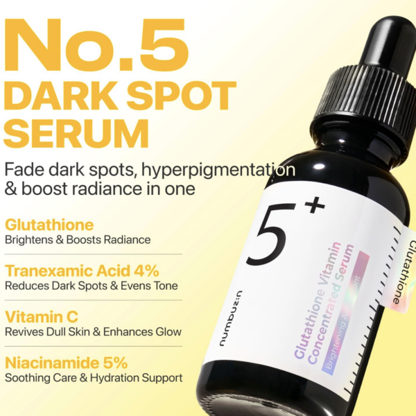 NUMBUZ:N No. 5+ Glutathione Vitamin C Concentrated Serum | 30ml