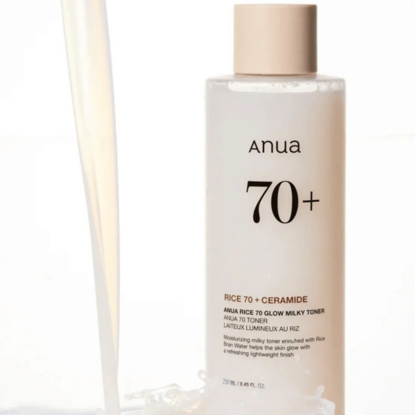ANUA - Rice 70 + Ceramide Glow milky Toner | 250 ml