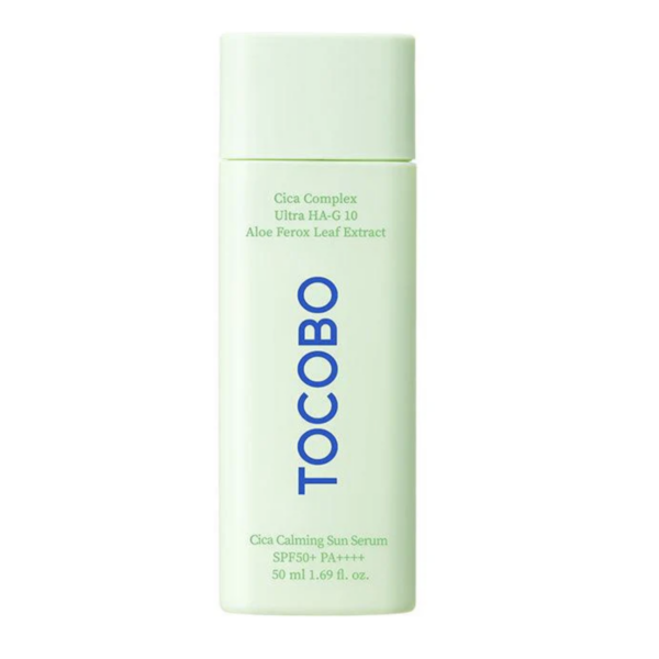 TOCOBO - Cica Calming Sun Serum SPF50+ PA++++ | 50ml | Protector solar antiacné y para piel sensible