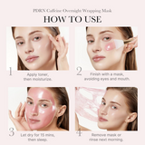 MEDICUBE – PDRN Pink Caffeine Night Wrapping Mask 75 ml – Mascarilla Nocturna Reafirmante e Hidratante