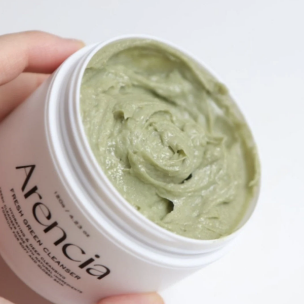 ARENCIA – Fresh Green Rice Mochi Cleanser 120 g – Limpiador y Mascarilla Facial Intensiva