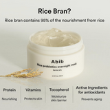 ABIB – Rice Probiotics Overnight Mask Barrier Jelly – Mascarilla Nocturna Hidratante y Reparadora