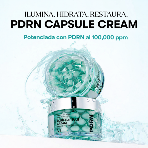 VT COSMETICS – PDRN Capsule Cream 100,000 ppm – Crema Reafirmante e Hidratante