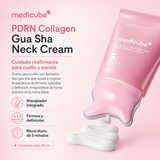 Medicube - PDRN Collagen Gua Sha Neck Wrinkle Cream – Crema Reafirmante para Cuello con PDRN, Colágeno y 5% Volufiline 90 g