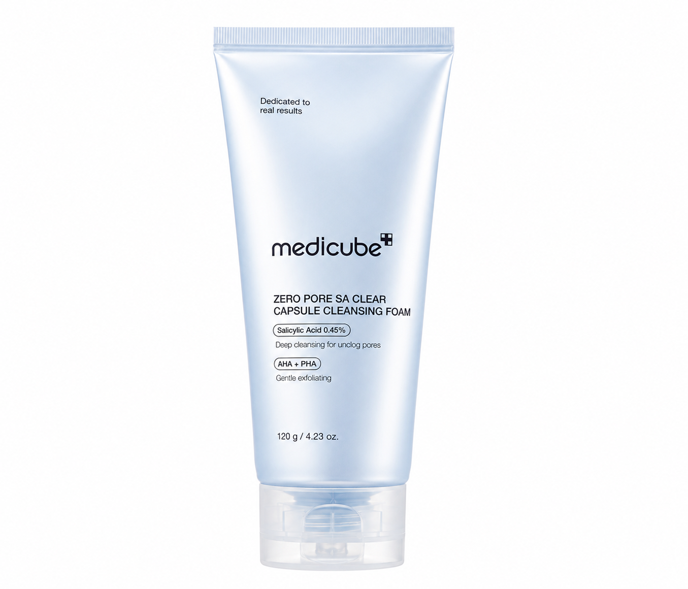 MEDICUBE – Zero Pore Capsule Cleansing Foam 120 g – Limpiador Exfoliante para Poros y Puntos Negros