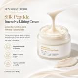 SUNGBOON EDITOR - Silk Peptide Intensive Lifting Cream – Crema Reafirmante con Péptidos de Seda, Colágeno y Volufiline 50 ml