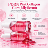 Medicube - PDRN Pink Collagen Glow Jelly Serum – Sérum Jelly Iluminador con PDRN, 65% Collagen Water y 5% Niacinamida 30 ml