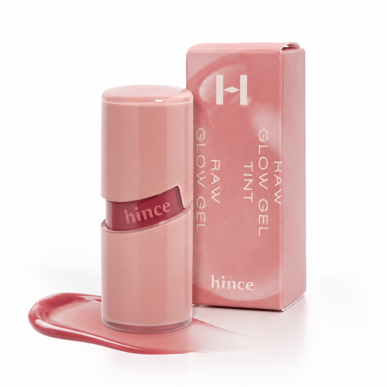 HINCE - Raw Glow Gel Tint - Tinta Labial Hidratante en Gel con Efecto Gloss 4 ml