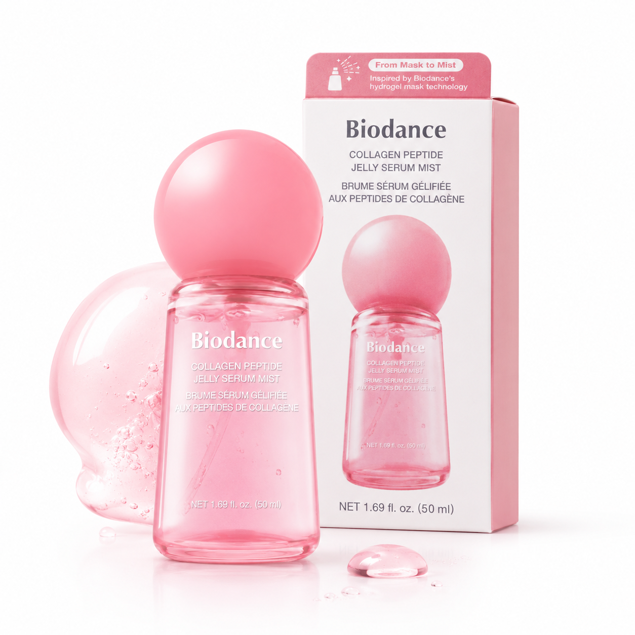 Biodance - Collagen Peptide Jelly Serum Mist Bruma Hidratante Reafirmante con Colágeno y Péptidos 50 ml