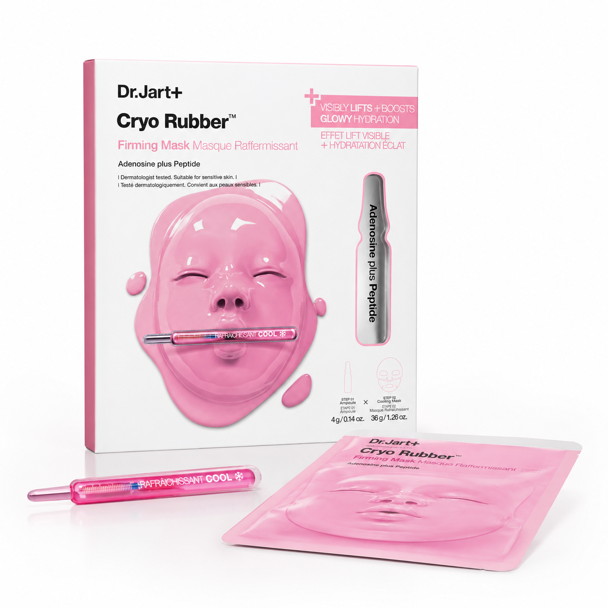 Dr.Jart+ - Cryo Rubber Firming Mask - Mascarilla Reafirmante con Péptidos y Adenosina 1 pza