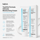 NIDA - Youthful Formula Ultimate Moisturizing Cream - Crema Hidratante Antiedad con Colágeno Vegetal y Niacinamida 100 ml
