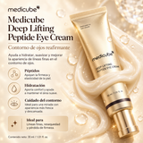 MEDICUBE - Deep Lifting Peptide Eye Cream 30 ml - Contorno de ojos reafirmante con péptidos