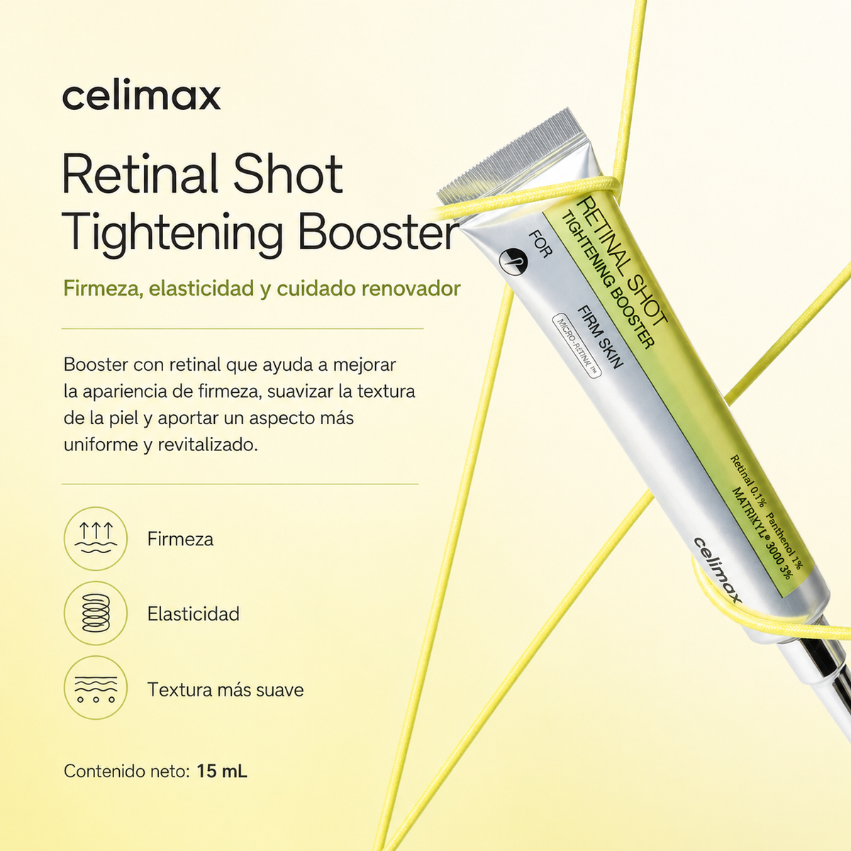 CELIMAX – The Vita-A Retinal Shot Tightening Booster 15 ml – Booster Antiedad con Retinal