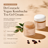 Dr. Ceuracle - Vegan Kombucha Tea Gel Cream – Crema Gel Hidratante con Kombucha y Té Verde 75 g
