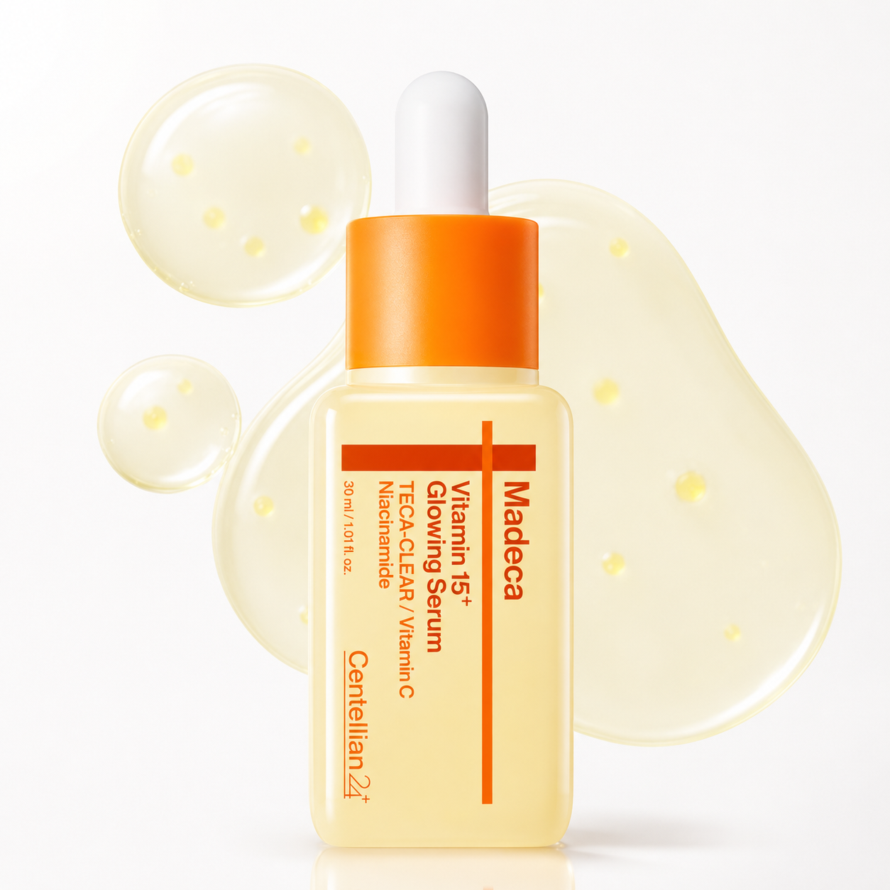 Centellian24 - Madeca Vitamin 15+ Glowing Serum – Suero Iluminador con 15% Complejo de Vitamina C, Niacinamida y TECA-CLEAR 30 ml