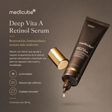 Medicube - Deep Vita A Retinol Serum – Suero Antiedad con Retinol, Retinal y Bakuchiol 30 ml