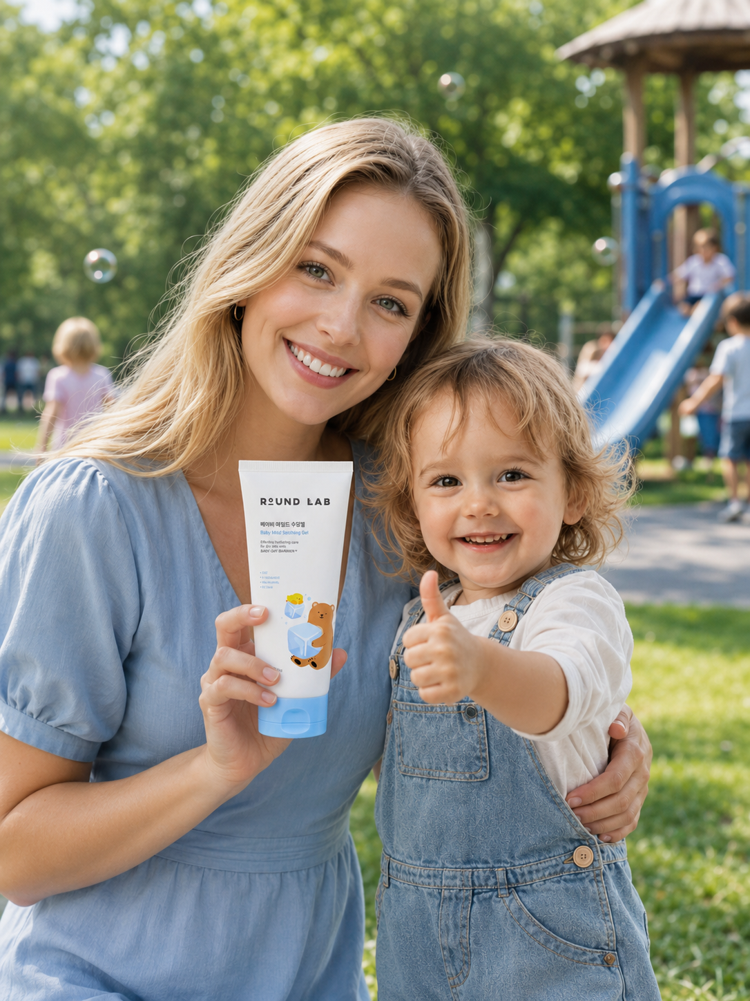 Round Lab - Baby Mild Soothing Gel – Gel Calmante e Hidratante para niños con Avena y Ceramidas 150 ml