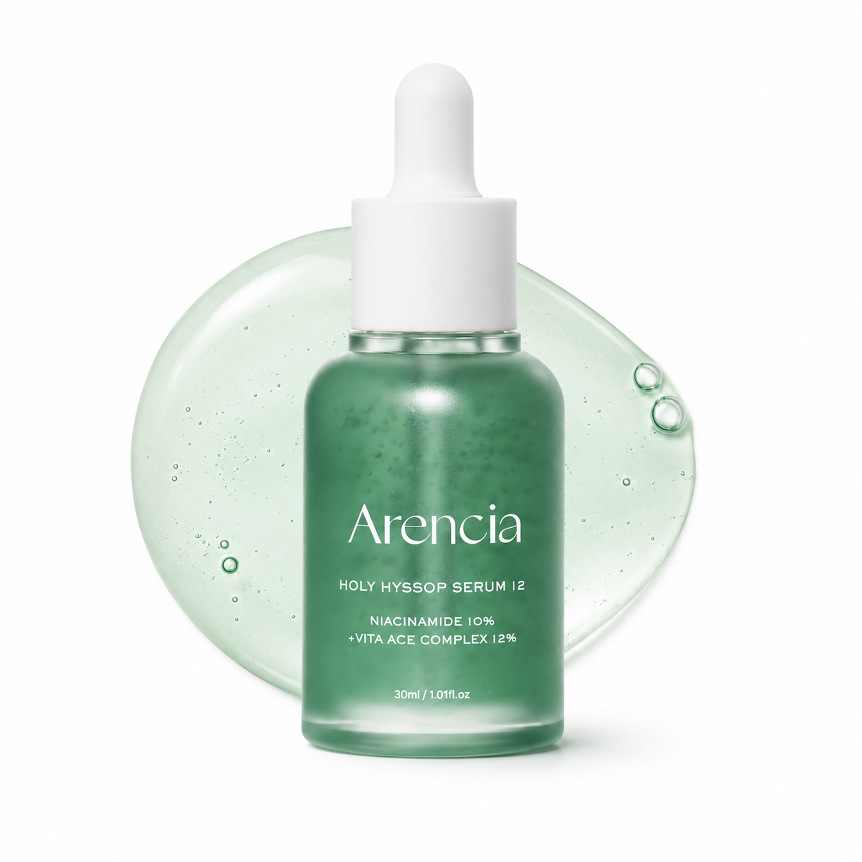 Arencia - Holy Hyssop Serum 12 | Sérum Iluminador con Niacinamida 10%, Vita ACE Complex y Péptidos 30 ml