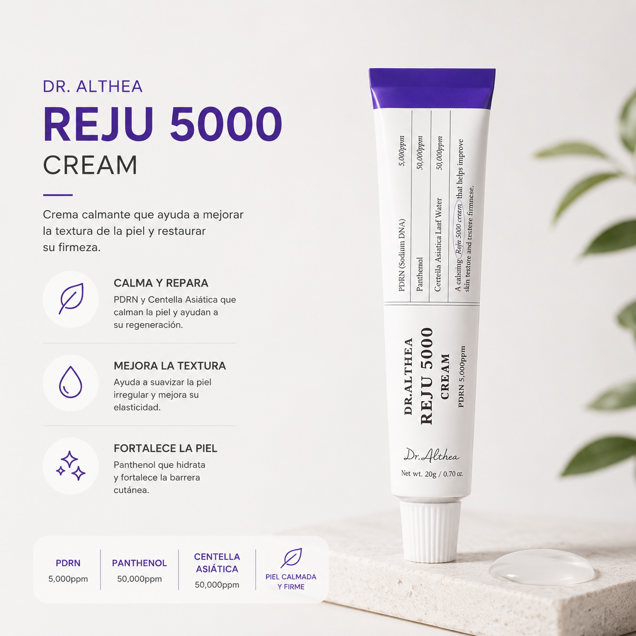 DR. ALTHEA – PDRN Reju 5000 Cream 20 ml – Crema Regeneradora y Reparadora