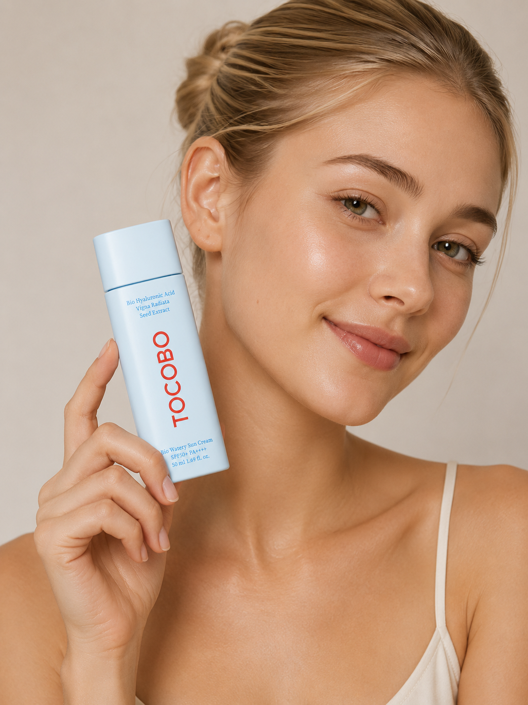 TOCOBO - Bio Watery Sun Cream SPF50+ PA++++ | 50ml | Protector solar hidratante y ligero