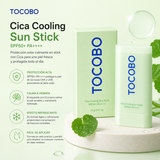 TOCOBO - Cica Cooling Sun Stick SPF50+ PA++++ | 18g | Protector solar en barra refrescante y calmante