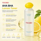 TOCOBO - AHA BHA Lemon Toner | 150ml | Tónico exfoliante e iluminador