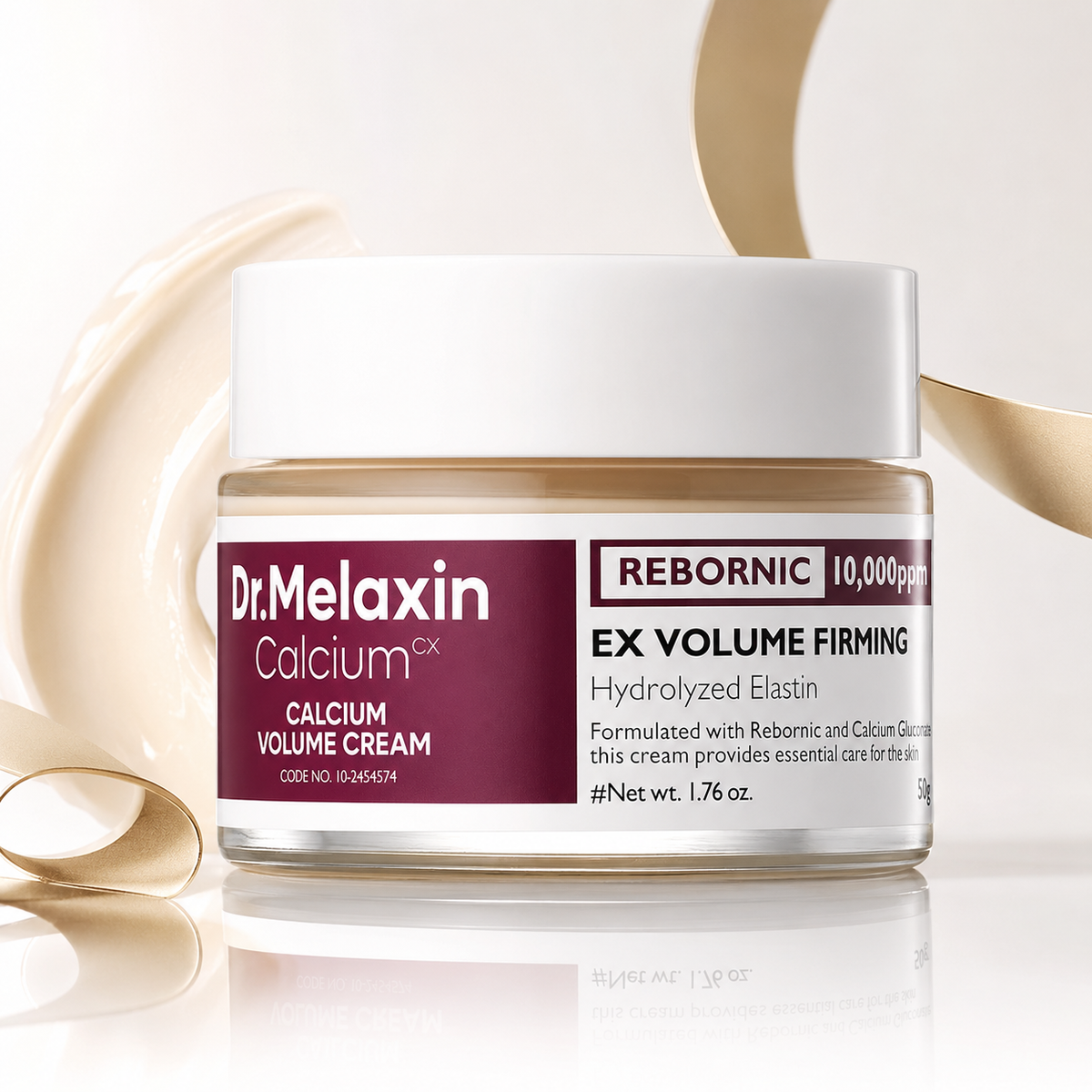 Dr. Melaxin - Calcium CX Calcium Volume Cream – Crema Reafirmante con REBORNIC, Calcio y Elastina 50 g