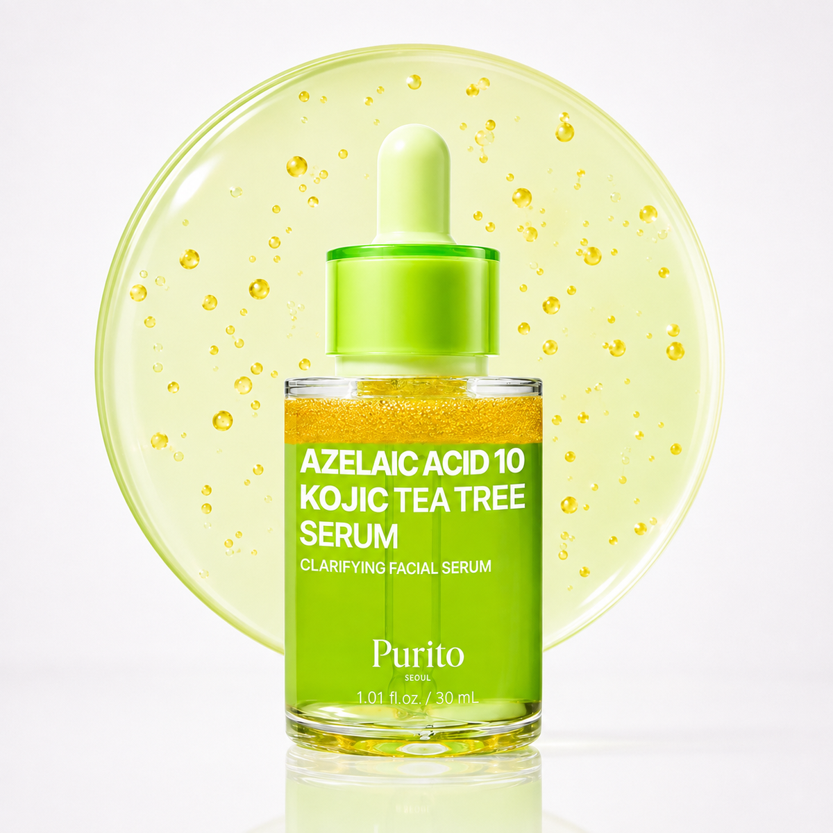 PURITO SEOUL – Azelaic 10 Kojic Azulene Serum 30 ml – Sérum Antimanchas y Calmante