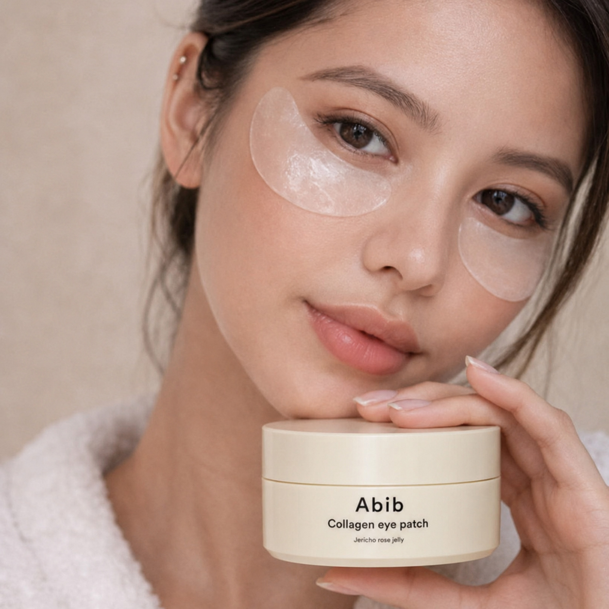 ABIB – Collagen Eye Patch Jericho Rose Jelly - 60 piezas | Parches Hidratantes y Antiedad para Ojos