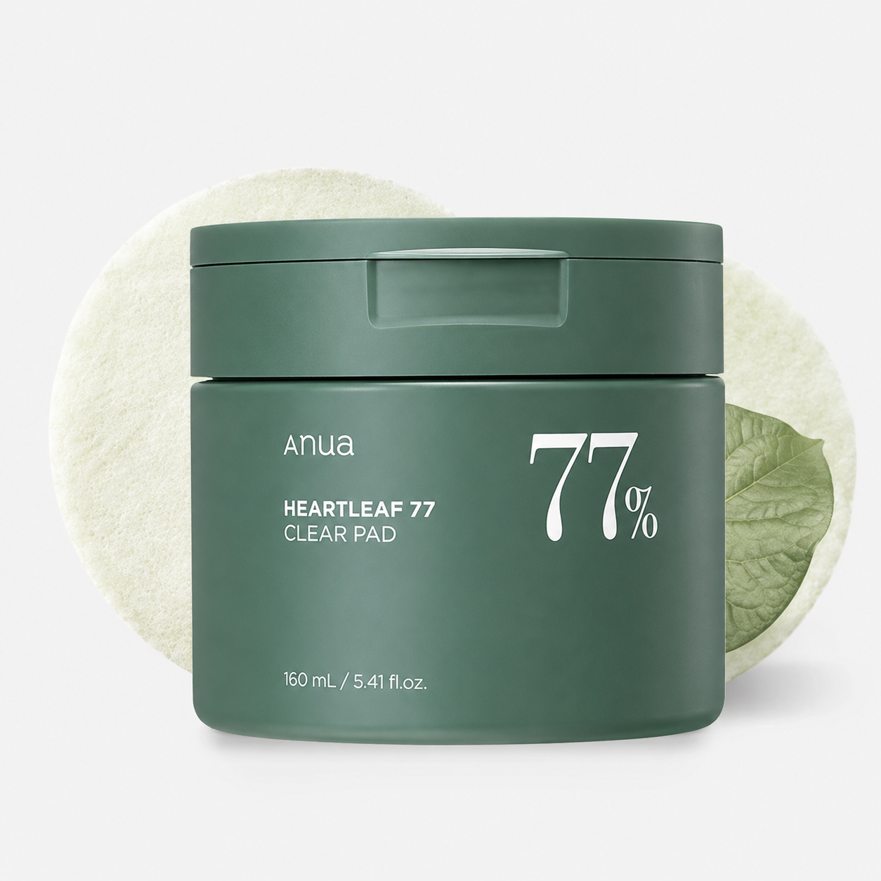 ANUA - Heartleaf 77 Clear Pad 70 hojas, PHA Dead Skin Care Low pH Daily Toner Pad