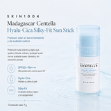 SKIN1004 - Madagascar Centella Hyalu-Cica Silky-Fit Sun Stick SPF50+ PA++++ | Protector Solar en Barra Hidratante 7 g