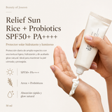 BEAUTY OF JOSEON - Relief Sun Rice + Probiotics SPF50+ PA++++ 50 ML | Protector Solar Hidratante