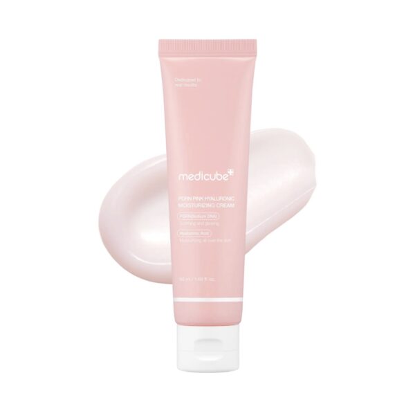 MEDICUBE - PDRN Pink Hyaluronic Moisturizing Cream | Crema Hidratante Intensiva, 50ml