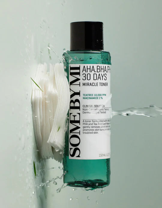 SOME BY MI - AHA, BHA, PHA 30 Days Miracle Toner | 150ml | Tónico exfoliante y purificante