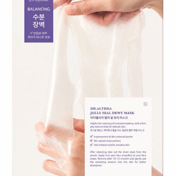 DR. ALTHEA – Jelly Seal Dewy Mask (4 Unidades) – Mascarillas Hidratantes Glow