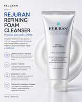 REJURAN – Refining Foam Cleanser 120 ml – Limpiador Facial Espumoso Reparador