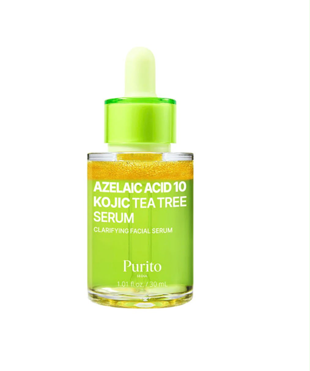 PURITO SEOUL – Azelaic 10 Kojic Azulene Serum 30 ml – Sérum Antimanchas y Calmante