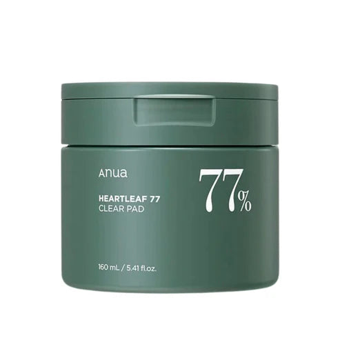 ANUA - Heartleaf 77 Clear Pad 70 hojas, PHA Dead Skin Care Low pH Daily Toner Pad
