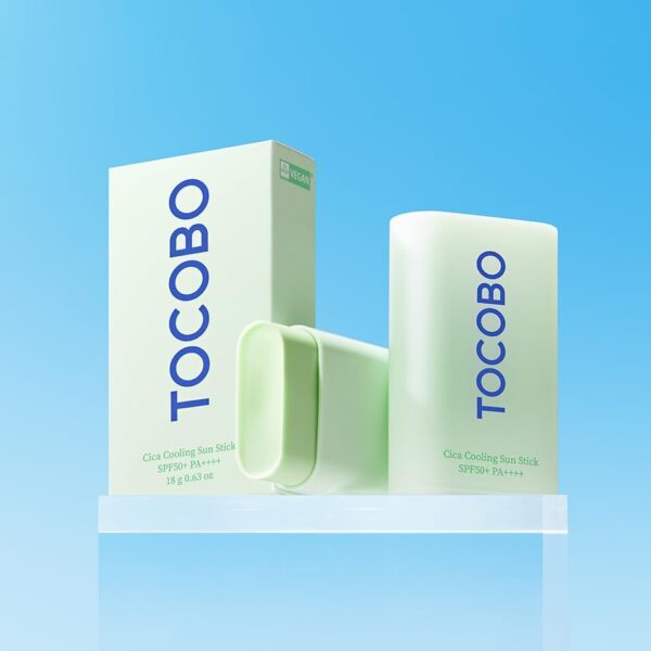 TOCOBO - Cica Cooling Sun Stick SPF50+ PA++++ | 18g | Protector solar en barra refrescante y calmante