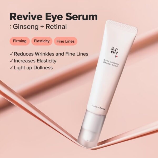 BEAUTY OF JOSEON - Revive Eye Serum Ginseng + Retinal | 30ml | Suero antiedad para el contorno de ojos