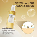 SKIN1004 - Madagascar Centella Light Cleansing Oil | 200ml | Limpiador hidratante y calmante