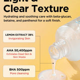 TOCOBO - AHA BHA Lemon Toner | 150ml | Tónico exfoliante e iluminador
