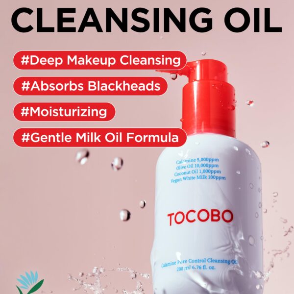 TOCOBO - Calamine Pore Control Cleansing Oil | 200ml | Aceite limpiador purificante y equilibrante