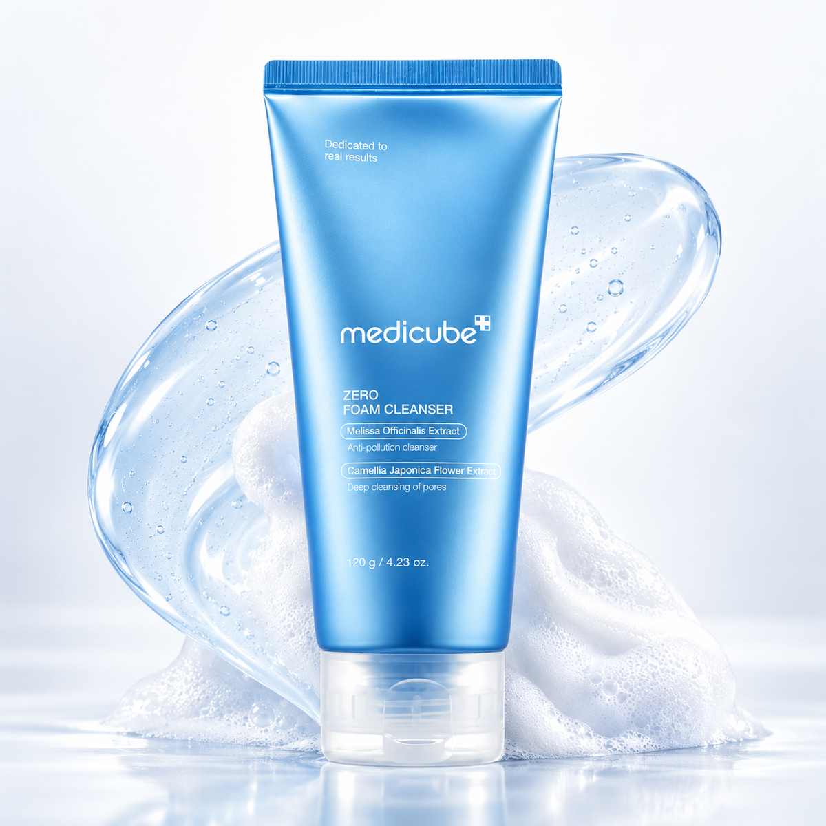 MEDICUBE – Zero Foam Cleanser 120 g | Limpiador Facial Profundo para Poros e Impurezas