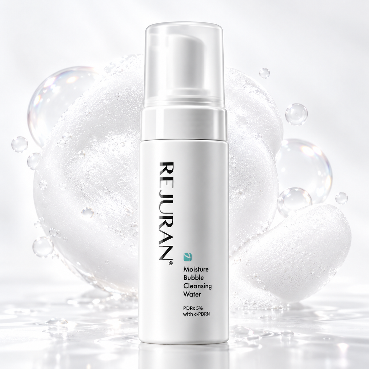 REJURAN – Moisture Bubble Cleansing Water PDRx 5% con c-PDRN 150 ml | Limpiador Facial Hidratante para Piel Sensible